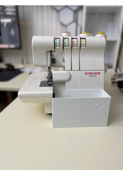 Singer Uyumlu Overlok Makinası Çöp Kutusu Fire Kabı S0105 - SE017 Modellerine Uygun