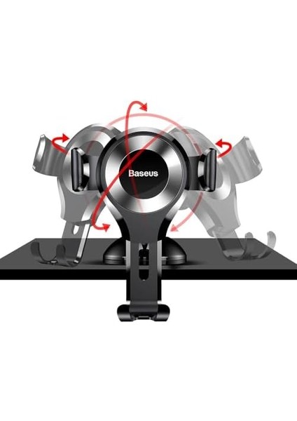 Osculum Type Gravity Car Mount Black+Red SUYL-XP0S