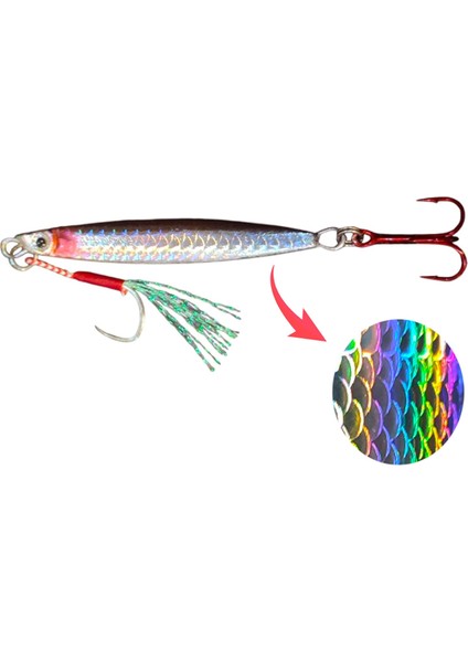Shore Pro 40G - Palamut Lüfer Levrek Turna Için Jig Yem