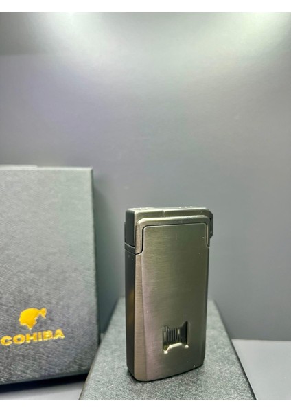 Çift Fonksiyonlu Pürmüz ve Klasik Alevli Özel Üretim Çelik Gövde Premium Çakmak modelleri