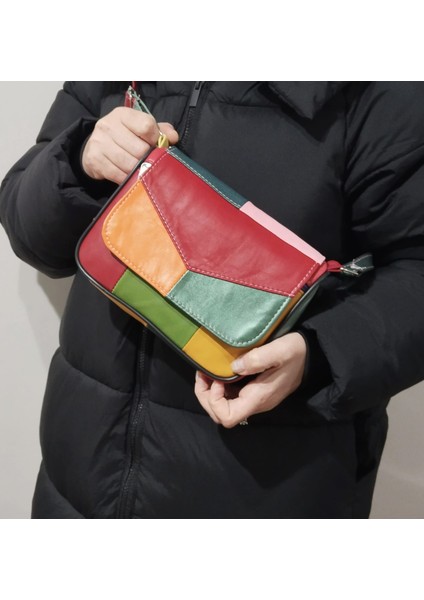 Hakiki Deri Kadın Çanta (22CM x 16CM)