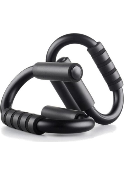 Siyah Push Up Stands Profesyonel Şınav Aleti