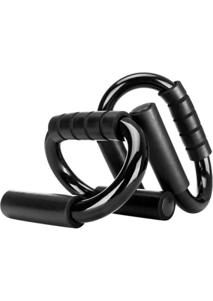 Siyah Push Up Stands Profesyonel Şınav Aleti