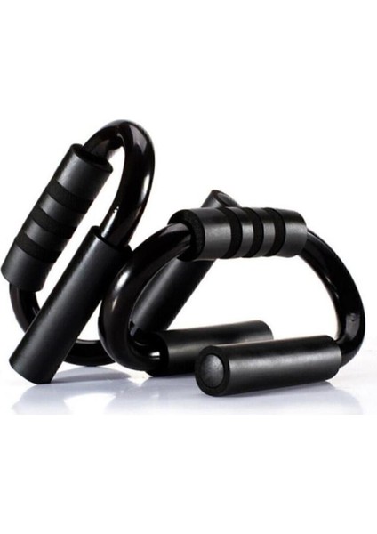 Siyah Push Up Stands Profesyonel Şınav Aleti