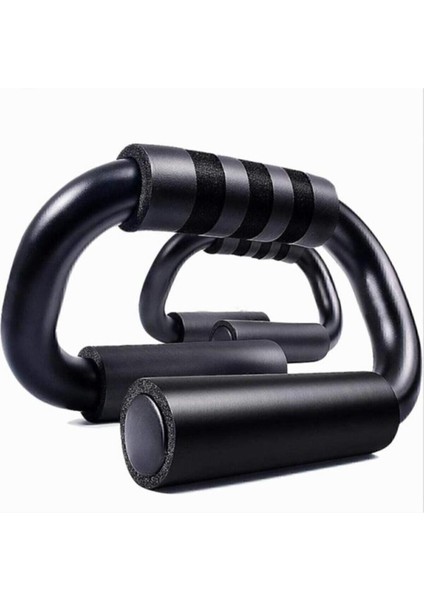 Siyah Push Up Stands Profesyonel Şınav Aleti