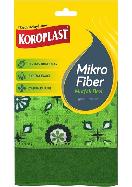 Mikro Fiber Mutfak Bezi 2 Li 30 x 30 cm x 8 Paket fiyatları