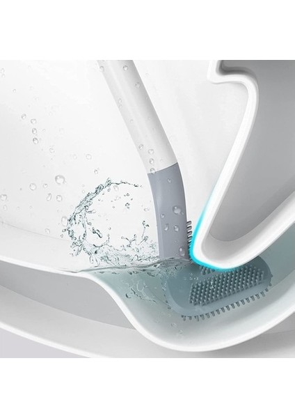Ergonomik Tasarımlı Silikon Tuvalet Fırçası indirimleri