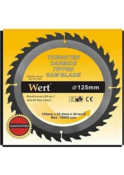 Ahşap Kesme Testeresi (Ø 125mm)