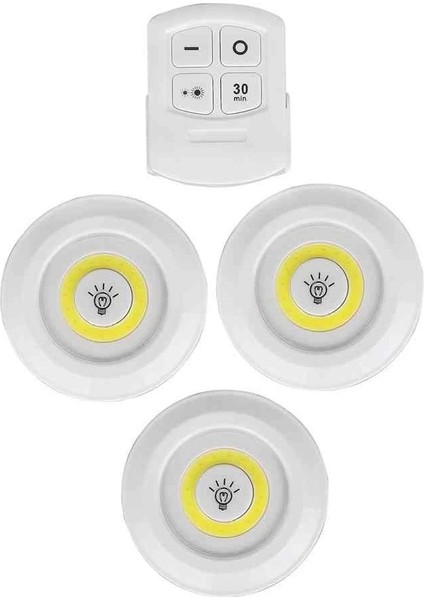 Populermarketim - Uzaktan Kumandalı Yapışkanlı LED Spot Lamba WT-364 fiyatları