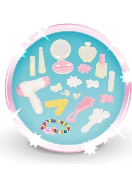 06 048 Sihirli Kelebek Makyaj Masası Pembe