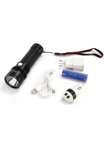 Baretta TK92 2000 Lümen Amerikan L2 LED Profesyonel Şarjlı El Feneri