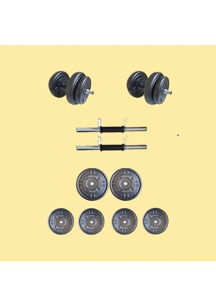20KG Mocca Diamond 20 kg Dambıl Seti Ağırlık ve Vücut Geliştirme Aleti 20 kg (20 kg Plaka Ağırlığı) fiyatları
