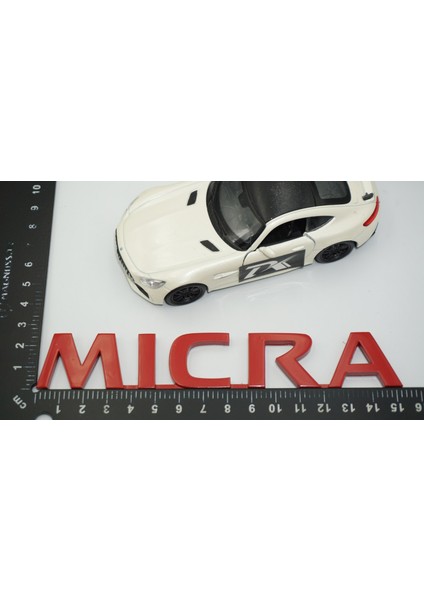 Nissan Micra Kırmızı Abs 3m 3D Bagaj Yazı Logo Arma modelleri