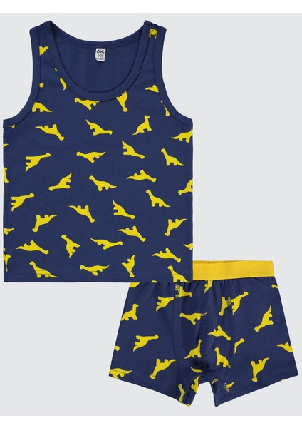 Erkek Çocuk Iç Çamaşır Takımı 2-10 Yaş Hardal