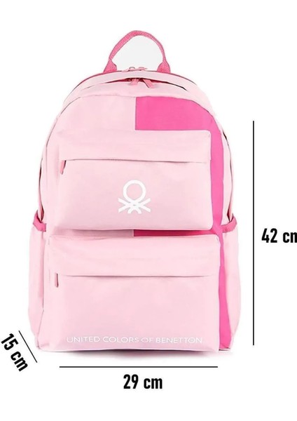 03849-03846 United Colors Of Benetton Okul Çantası Ortaokul Lise Öğrenci Çantası modelleri