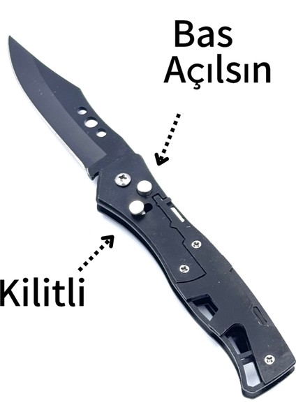 Kamp Kilitli Açılan Çakı Kemer Aparatlı Tamamen Çelik indirimleri