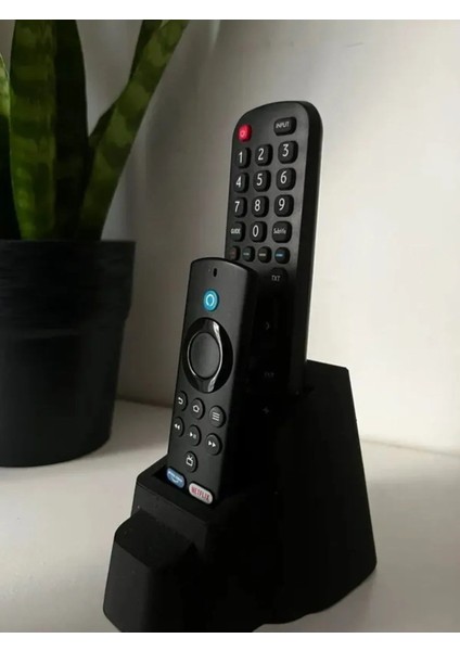 Iki Gözlü Şık Kumandalık Televizyon Uydu Alıcısı Klima Kumandası Tutucu Kumanda Düzenleyici Standı