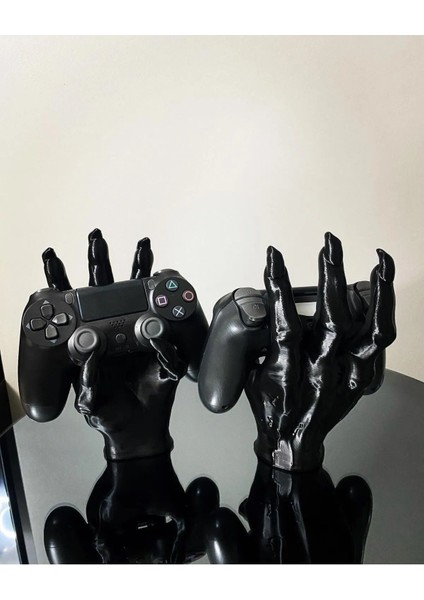 Dekoratif Kol Tutucu, Canavar El Joystick Kumanda Standı, DLC3DDESIGN Xbox / Ps4 / Ps5 Uyumlu