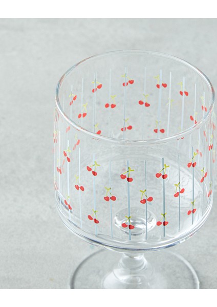 Cherries Cam 3'lü Cup 300 ml Kırmızı
