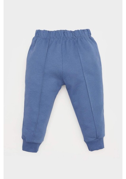 Erkek Bebek 2'li Takım Baskılı Sweatshirt Esnek Belli Eşofman Altı D2599A525SP
