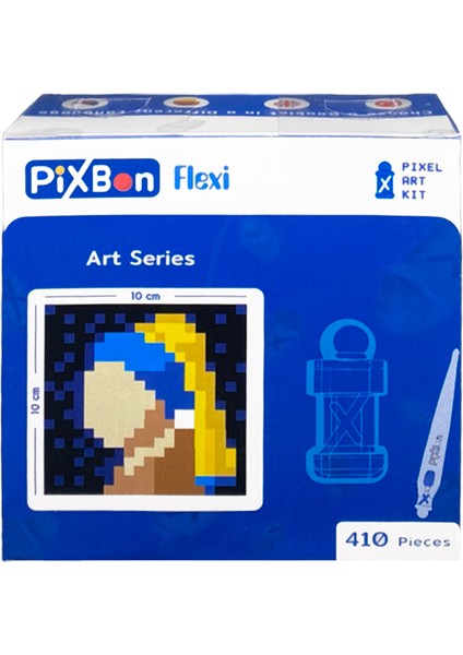 Flexi Pixel Sanat Kiti İnci Küpeli Kız / Girl With a Pearl Earring modelleri