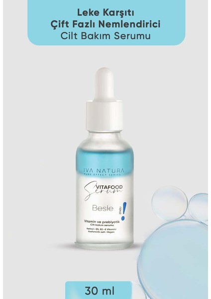 Arındırıcı ve Besleyici Cilt Bakım Serumu Prebiyotik Vitamin ve Hyaluronik Asit Içerikli 30 ml