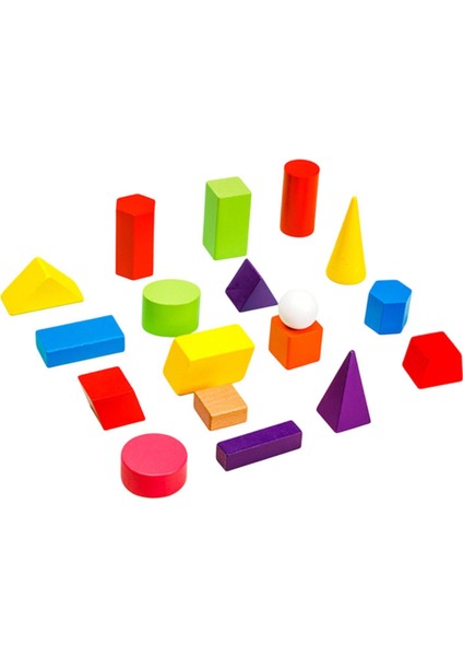 18X Ahşap Ölçüm Şekil Blokları Etkinlik Seyahati (Yurt Dışından)