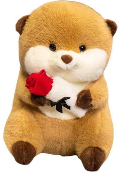 Capybara Holding Rose Cartoon Sofa Şız Kı Çocuklar Için Şak (Yurt Dışından)