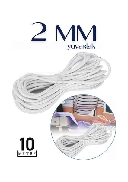 Bel Paça Giysi Lastiği 2 mm 10 mt