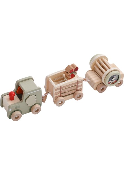 Ahşap Tren Dekorasyon Noel Süsleme 3 4 (Yurt Dışından)