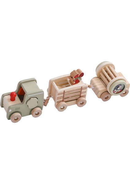 Ahşap Tren Dekorasyon Noel Süsleme 3 4 (Yurt Dışından)