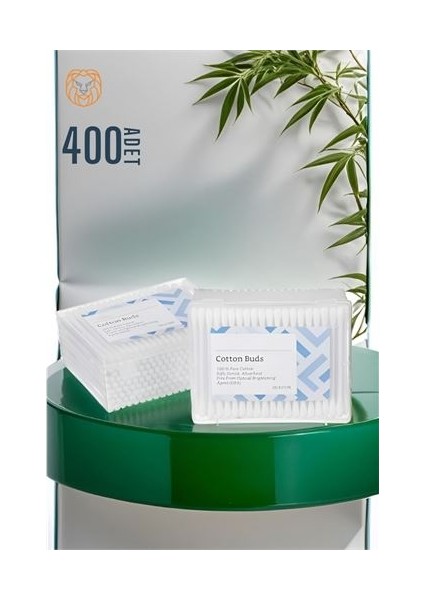 Pamuk Kulak Çubuğu 2 Paket 400 Adet