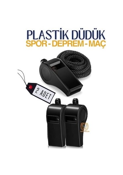 2 Li Spor ve Deprem Düdüğü Sigefriedo Design