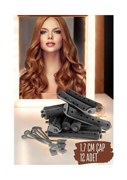Bigudi Çubukları 1.7 cm 12 Adet