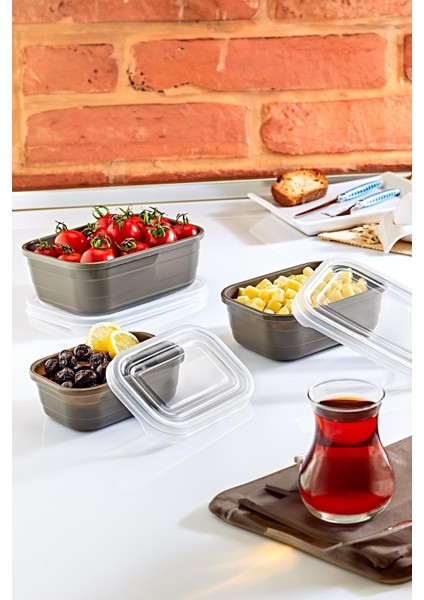 3 lü Saklama Kabı Seti