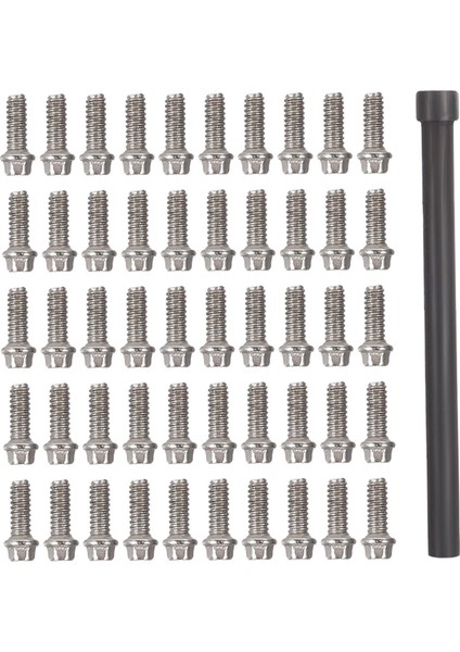 50PCS Metal Vidalar 1/10 Rc Araç Trawler Kamyonu Için 1.9 2.2 Tekerlek Jantları M3 (Yurt Dışından)