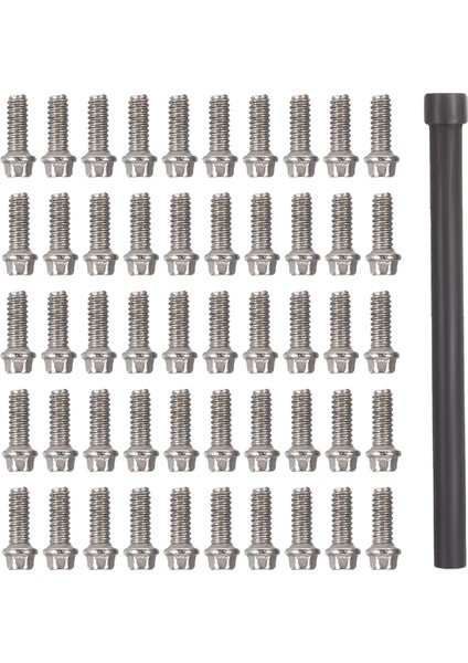 50PCS Metal Vidalar 1/10 Rc Araç Trawler Kamyonu Için 1.9 2.2 Tekerlek Jantları M3 (Yurt Dışından)