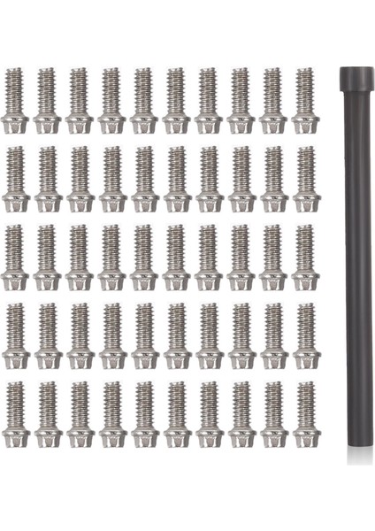 50PCS Metal Vidalar 1/10 Rc Araç Trawler Kamyonu Için 1.9 2.2 Tekerlek Jantları M3 (Yurt Dışından)