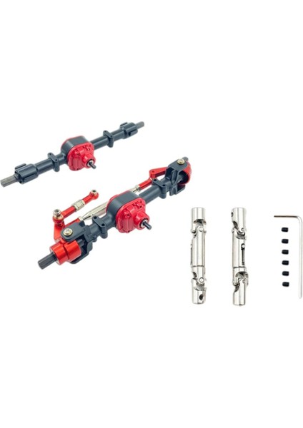 Rc Araç Aks Tahrik Mili, 1:12 Aks, 1/12 Rc Metal Ön ve Rc Siyahı Için Arka Aks (Yurt Dışından)
