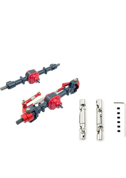 Rc Araç Aks Tahrik Mili, 1:12 Aks, 1/12 Rc Metal Ön ve Rc Siyahı Için Arka Aks (Yurt Dışından)