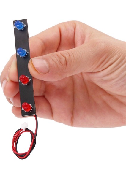 Wltoys Için LED Çatı Lambası Çubuğu Farlar 12428 1/12 Yolda Rc Araç Aksesuar (Yurt Dışından)