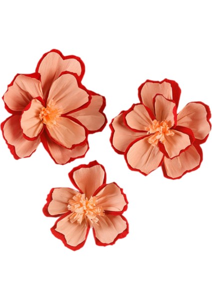 3pcs Parçaları Için Kağıdı Çiçekleri Duş Çiçek Partisi (Yurt Dışından)