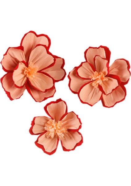 3pcs Parçaları Için Kağıdı Çiçekleri Duş Çiçek Partisi (Yurt Dışından) modelleri