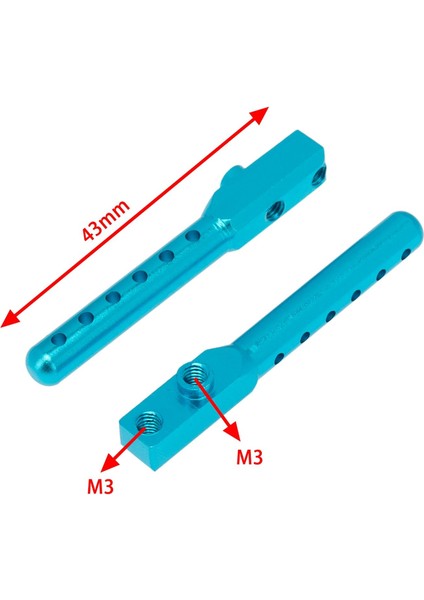 4pcs Rc Gövde Kabuğu Sabit Direkler Tamiya TT01 1/10 Rc Sport Araba Modeli (Yurt Dışından)