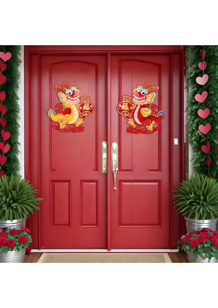 Yıl Kapı Çıkartmaları Dekoratif Fotoğrafı Props Çin (Yurt Dışından) modelleri