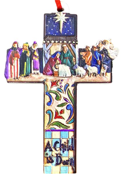 Yıldönümü Çiftlik Evi Paskalya Için Çapraz Doğuş Sahnesi Dekorasyonu (Yurt Dışından)