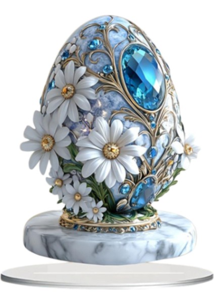 Paskalya Yumurtaları Masa Dekorasyonu Festival Tv Dolabı Için Paskalya Akrilik Dekoru (Yurt Dışından)