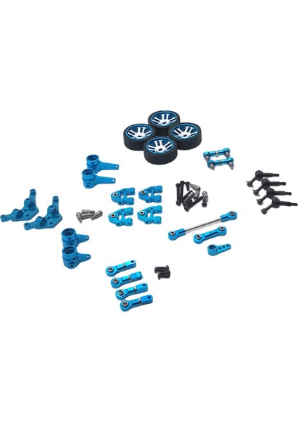 Wltoys 284131 Dıy Aksesuarları Için Rc Yükseltme Kiti Servo Bağlantı Çubuğu Rc Araç Mavisi (Yurt Dışından)