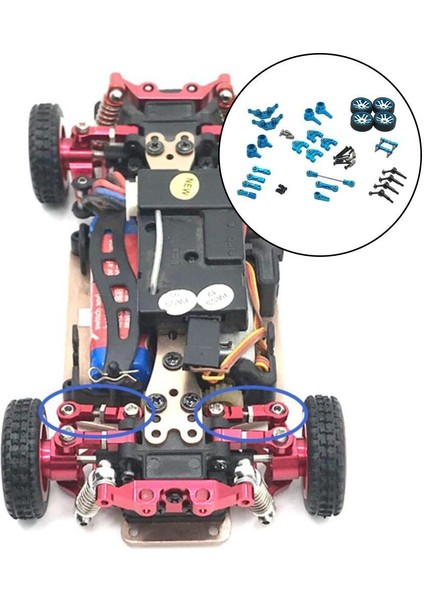 Wltoys 284131 Dıy Aksesuarları Için Rc Yükseltme Kiti Servo Bağlantı Çubuğu Rc Araç Mavisi (Yurt Dışından) fiyatları