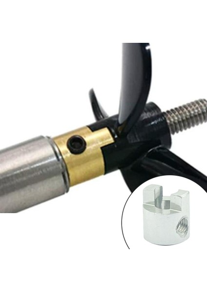 1 Adet Rc Speedboat Köpek Şaft Diy Metal Koltuk Değneği Konnektörü, Model Tekne Drive 3mm Gümüş (Yurt Dışından)